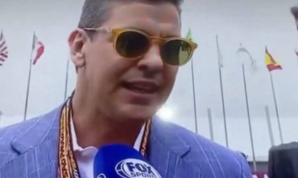Peña aprovechó su viaje a Brasil para presentarse en la Fórmula 1 de Saô Paulo