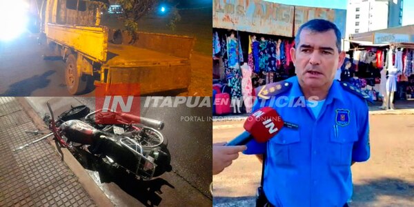 MOTOCICLISTA QUE FALLECIÓ EN ENCARNACIÓN NO TENÍA CASCO - Itapúa Noticias