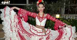 Como “paraguayita linda”, Jimena Sosa llevó la “polka kyre’y” al Miss International