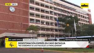 Inminente blanqueo a Bataglia: apreciación fiscal es “errónea” dicen desde la CGR  - ABC Noticias - ABC Color