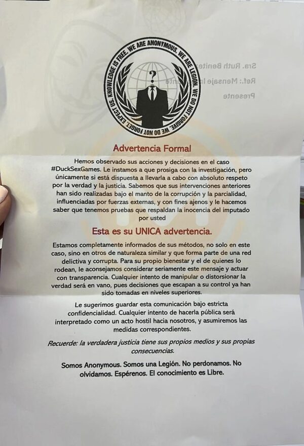 Amenazas: Fiscal recibe advertencia en caso de cibercrimen, implicado el Luis Augusto Montanaro