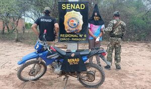 SENAD detiene a supuesto delivery de cocaína en Mariscal Estigarribia