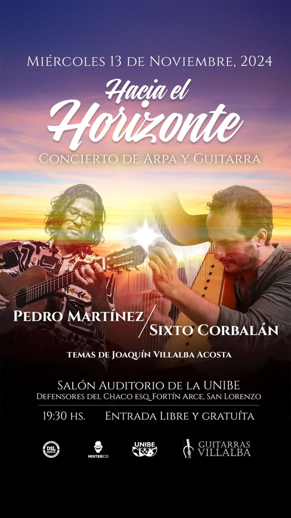 Concierto de arpa y guitarra - San Lorenzo Hoy