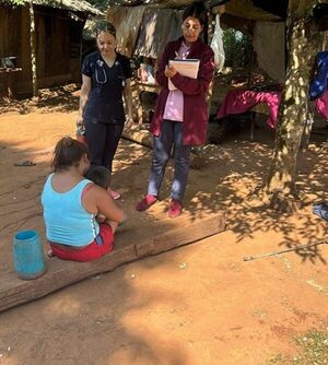 USF Paz del Chaco realiza visitas domiciliarias en Juan León Mallorquín