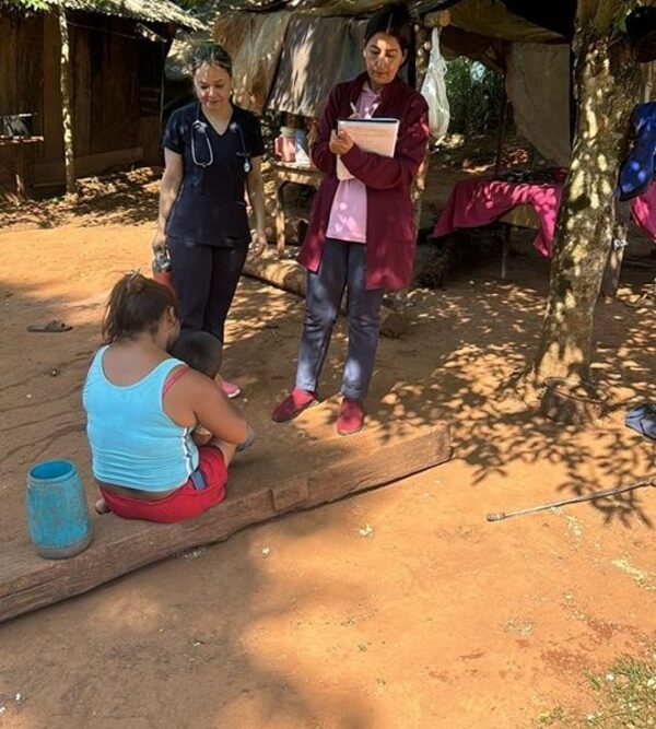 USF Paz del Chaco realiza visitas domiciliarias en Juan León Mallorquín
