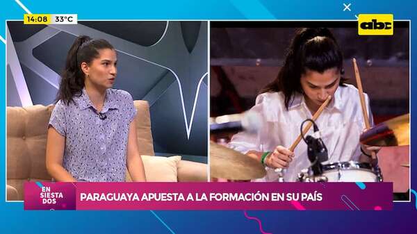 Julieta Morel: baterista paraguaya que promueve el crecimiento de mujeres en la música local - Ensiestados - ABC Color