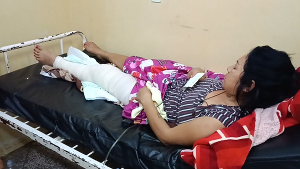 Víctima de accidente de tránsito solicita ayuda para cirugía de rodilla