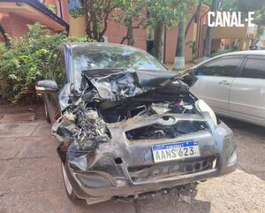 PMT BORRACHO PROTAGONIZÓ GRAVE ACCIDENTE EN ASUNCIÓN