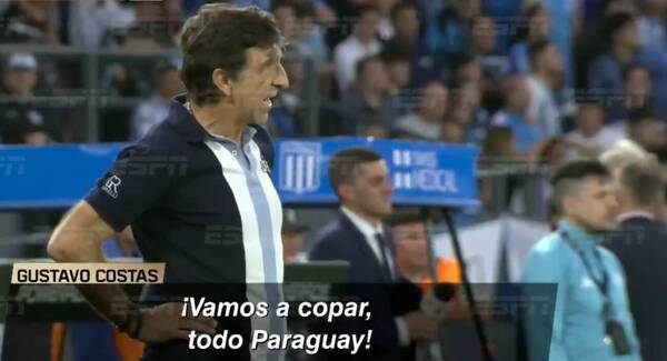 [VIDEO] "Vamos a copar todo Paraguay": la "promesa" de los hinchas de Racing que esperan repetir lo de Colón