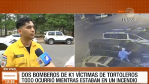 Dos bomberos fueron víctimas de "tortoleros"