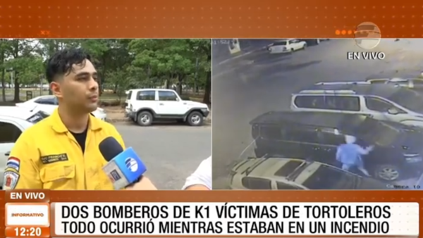 Dos bomberos fueron víctimas de "tortoleros"