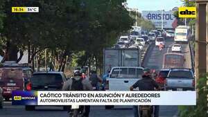 Asunción en hora pico: el caos del tráfico y la ausencia de planificación - ABC Noticias - ABC Color