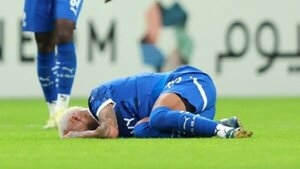 Neymar, sustituido por lesión en la victoria del Al Hilal