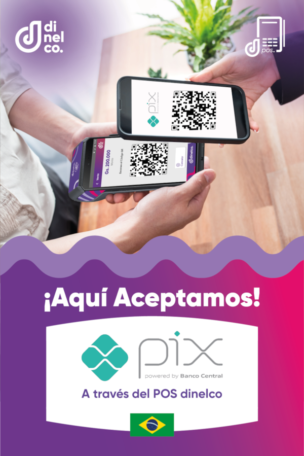 Usuarios de PIX podrán hacer pagos en los pos de la Red Dinelco desde este noviembre - Empresariales - ABC Color
