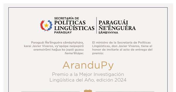 La Nación / Premiarán a la mejor investigación lingüística del año