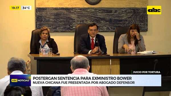 Caso Walter Bower: logran postergar sentencia con nueva chicana - ABC Noticias - ABC Color
