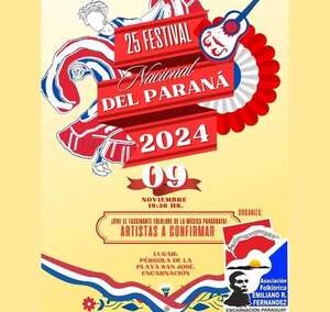Realizarán el 25º Festival Nacional del Paraná - Nacionales - ABC Color
