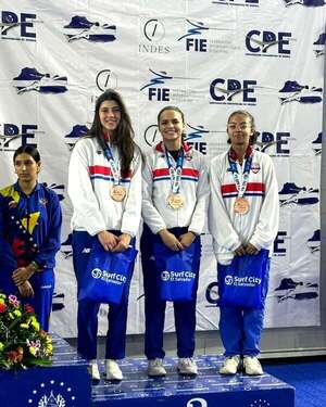 Esgrima: Paraguayas, con podio mundial - Polideportivo - ABC Color