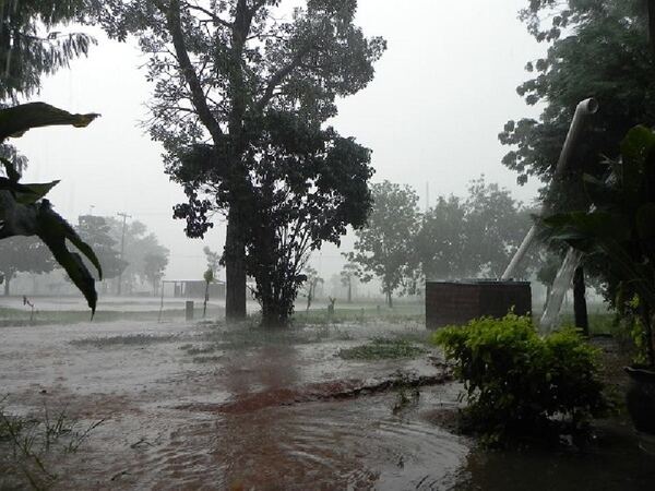 Caluroso con lluvias en el Chaco y el Sur del país
