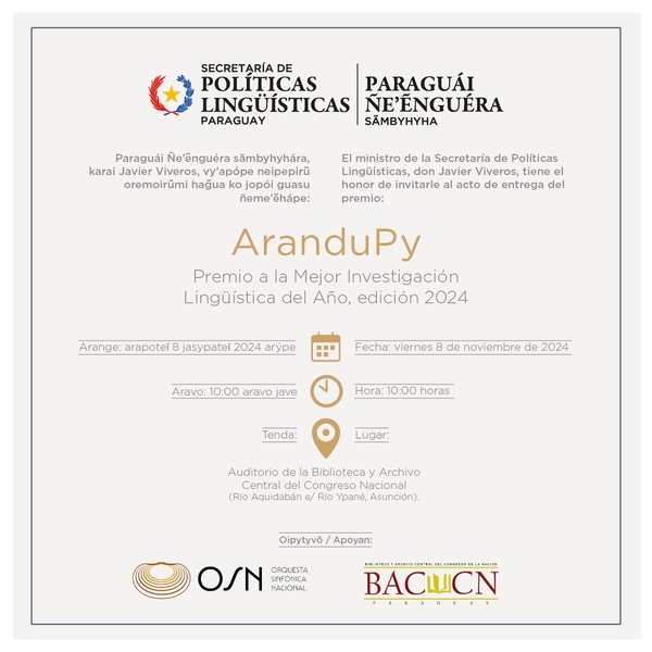 Entregarán premio a la mejor investigación lingüística del año - .::Agencia IP::.