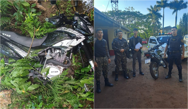 Lince recupera motocicleta robada a joven trabajador en Cambyreta