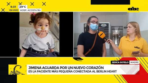 Donar salva vidas: familia de Jazmín aguarda un corazón para la niña - ABC Noticias - ABC Color