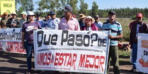 PRODUCTORES SE MOVILIZARÁN MAÑANA EN VILLARRICA, LA COLMENA Y OTROS PUNTOS DEL PAIS