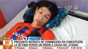 Presunto intento de feminicidio en Concepción