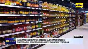 Video: campaña de abaratamiento en supermercados no incluye carnes ni verduras - ABC Noticias - ABC Color