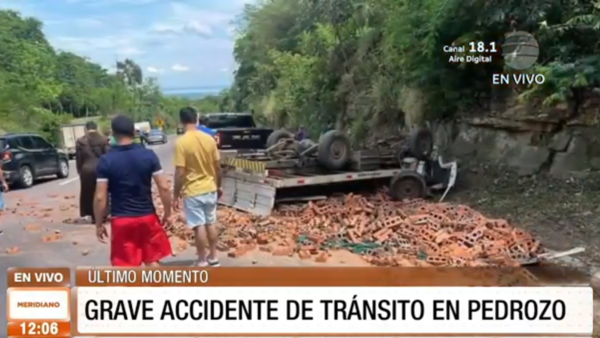 Otro grave accidente en zona de Pedrozo