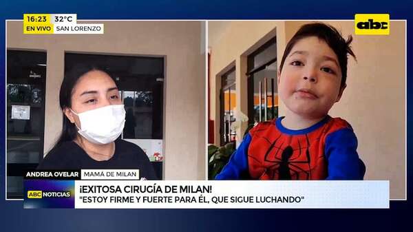 ¡Milan tiene un nuevo corazón!: luego de 15 horas de cirugía, la esperanza late en su pecho - ABC Noticias - ABC Color