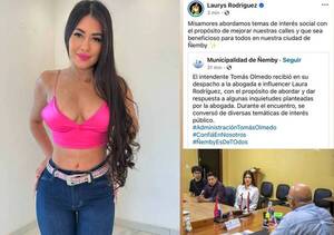 ¿Se viene una Laurys versión política?: encaró “diversas temáticas de interés público” con intendente