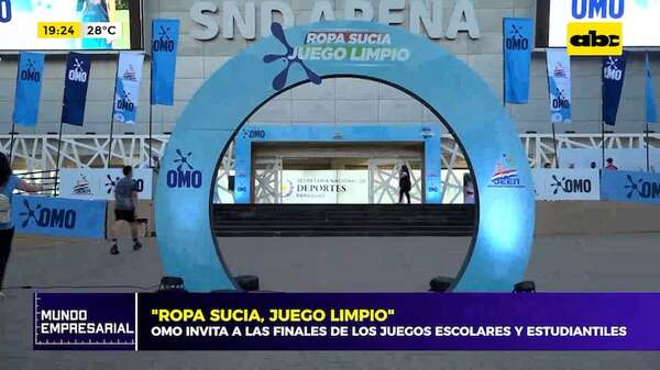 “Ropa sucia, juego limpio”: Omo invita a las finales de los Juegos Escolares y Estudiantiles - Mundo empresarial - ABC Color