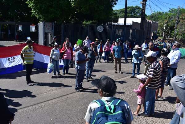 Manifestación campesina: cuarto intermedio se extiende hasta el viernes, dicen - Nacionales - ABC Color
