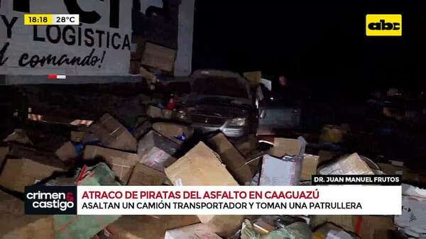 Asalto tipo comando en Caaguazú habría sido liderado por jefe de piratas con prisión domiciliaria - Crimen y castigo - ABC Color