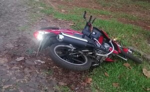 Recuperan motocicleta hurtada en Pdte. Franco