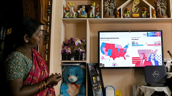 Trump suma 266 grandes electores y Harris 219, según medios de EEUU