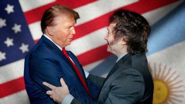 Milei le dice a Trump que cuente con Argentina "para llevar a cabo su tarea"