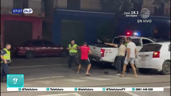 Dos militares violentos detenidos en Asunción