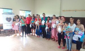 Actividad educativa en salud reúne a madres y niños del Km 9 Acaray