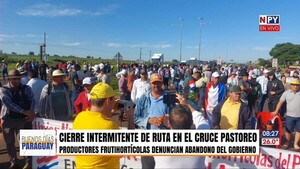 Productores denuncian abandono del Estado y cierran ruta en Caaguazú