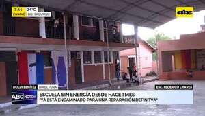 Video: Escuela sigue sin energía tras incendio de medidor - ABC Noticias - ABC Color