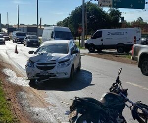 Violento accidente en CDE