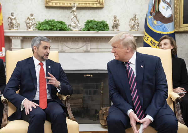 El mensaje que le dedicó Mario Abdo a Donald Trump - 1000 Noticias