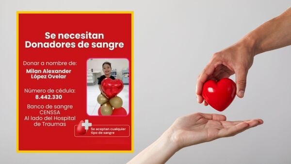 Milan necesita donantes de sangre tras un trasplante de corazón - SNT