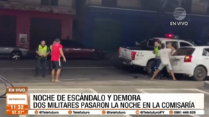 Militares borrachos pasaron la noche en la Comisaría