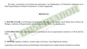 Conceden prórroga en caso de intento de envío de cocaína a España