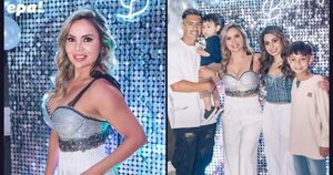 Dahiana Bresanovich y el cumpleaños más especial junto a Blas Riveros y sus hijos