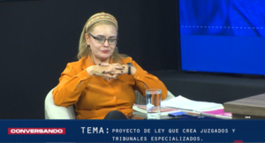 Creación juzgados y tribunales especializados en violencia contra la mujer, se tratará en Conversando