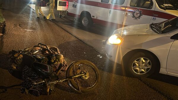 MOTOCICLISTA CON GRAVES LESIONES TRAS COLISIÓN EN TOMÁS R. PEREIRA - Itapúa Noticias